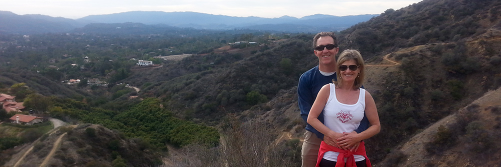 Guided hikes in Ojai California with Ian and Stacy Potter